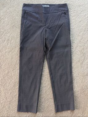 Black/White Micro-Check Skinny Pant